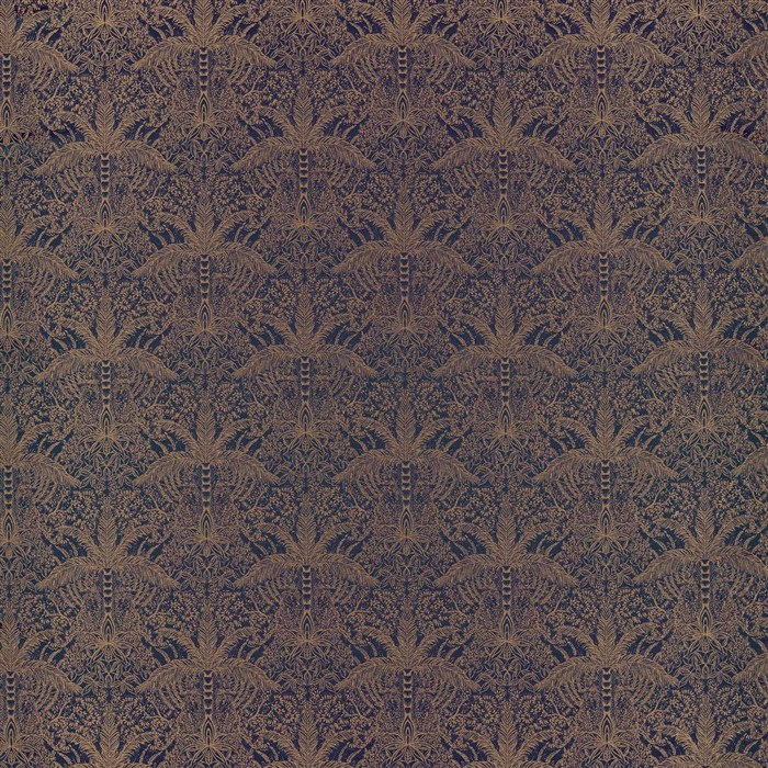 Clarke & Clarke Leopardo Fabric in Antique / Noir